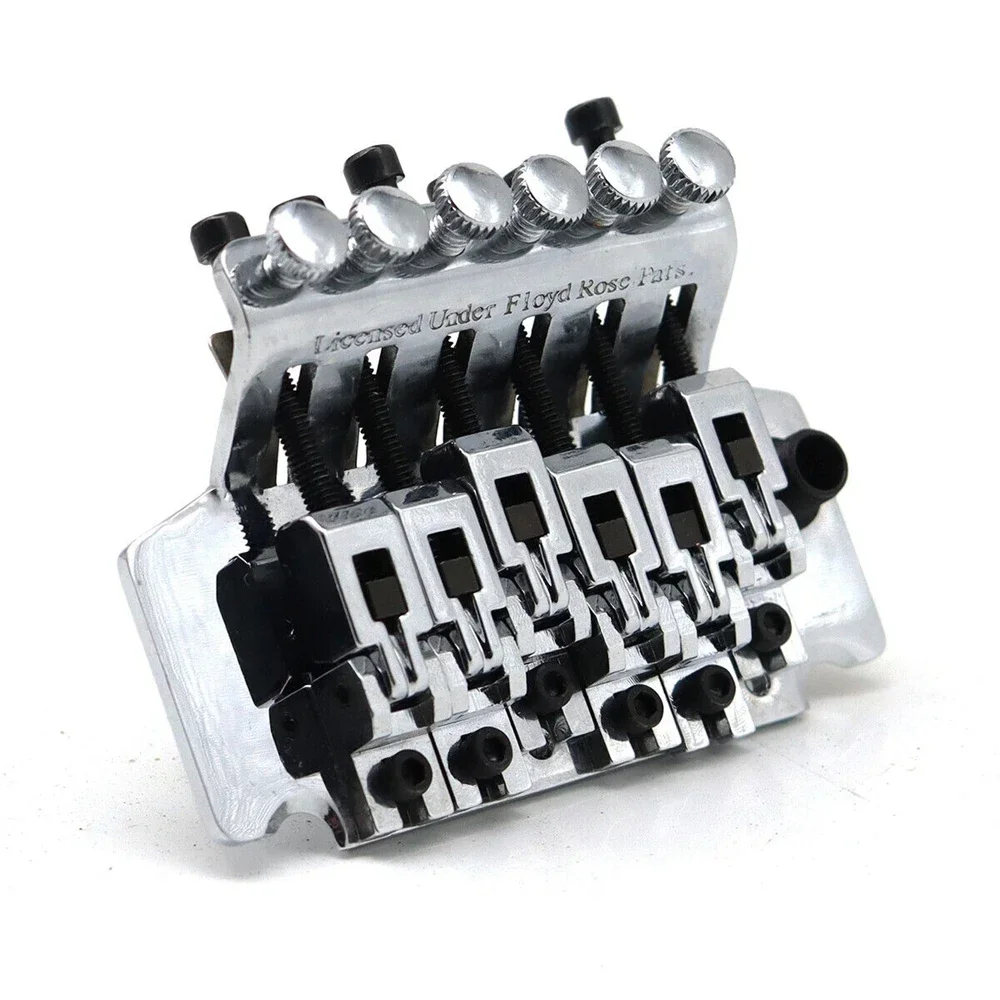 Electric Guitar Tremolo Bridge Double Locking Systyem Left Handed Black /Sliver