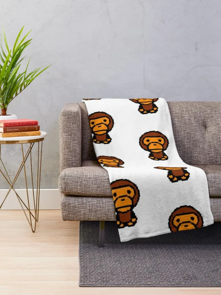 Baby Milo Pixelated Throw Blanket manga Blanket For Baby sofa bed Sofas