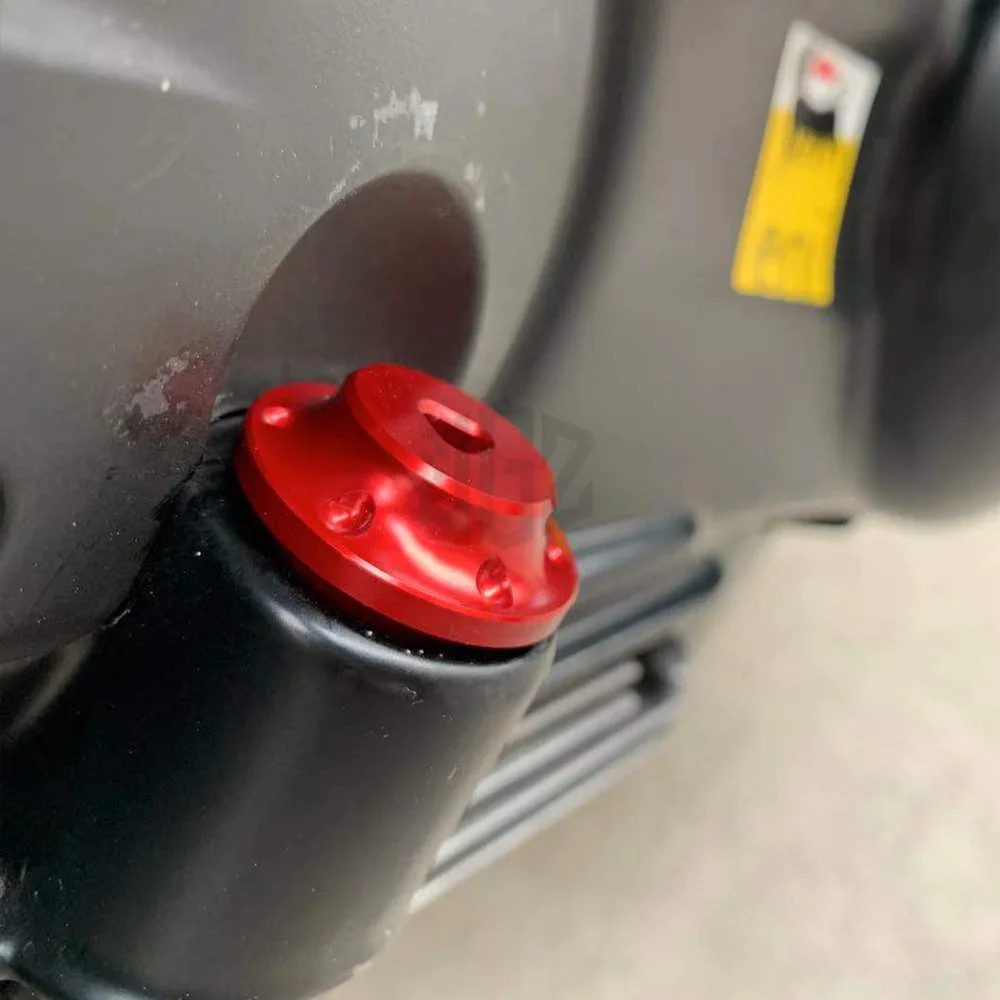 Motorcycle CNC Dipstick Oil Filler Cap Plug Depth Engine Oil Level Stick for VESPA GTS 200 250 300 GTV 2013 - 2017 Accessories