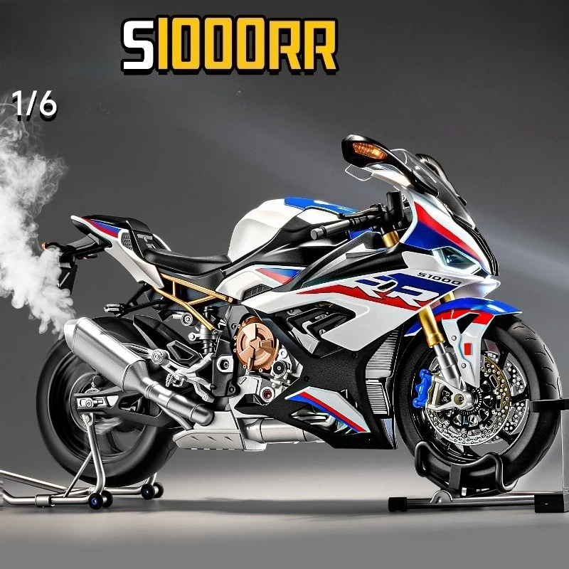 

Спрей 1:6 BMW R1000 из сплава, супер модель мотоцикла, литая под давлением игрушечная машина, коллекция подарков для бойфренда, миниатюрный домашний декор Voiture