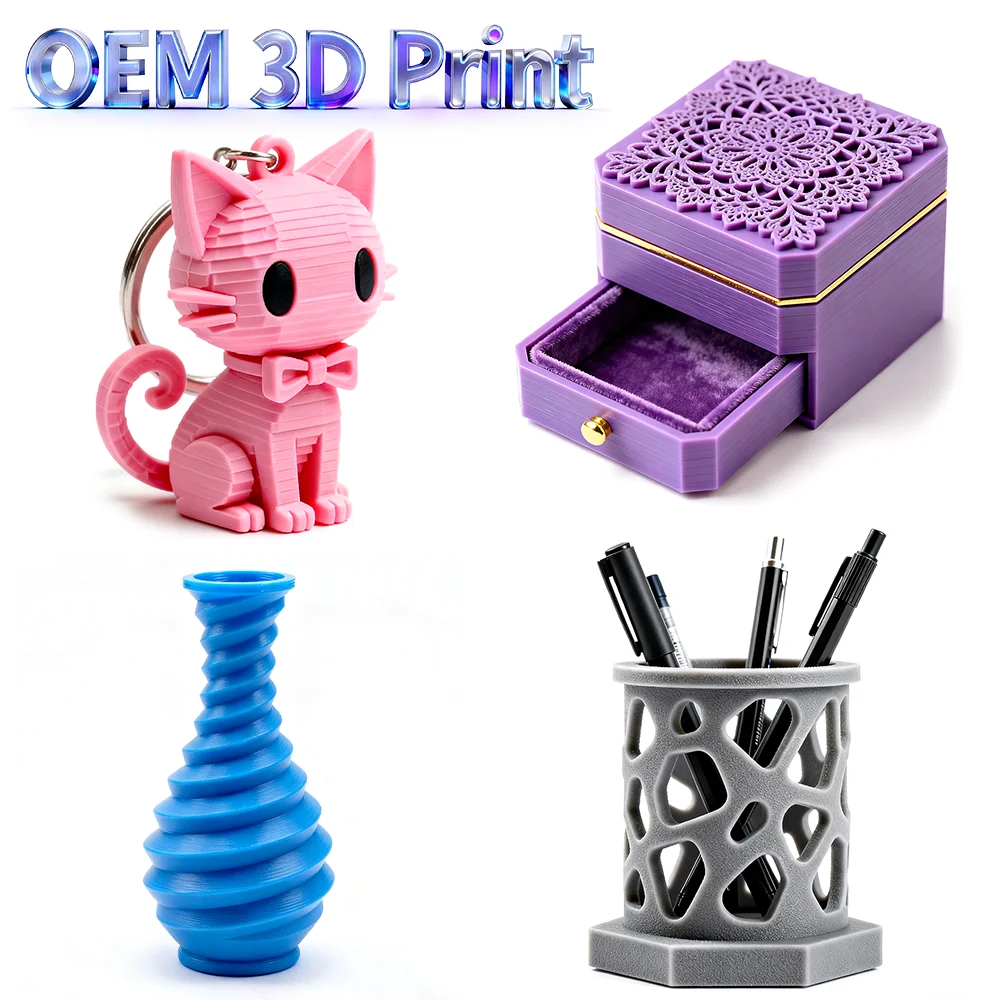 Custom 3D Printing Services: PLA Plastic Rapid Prototyping 3D Printied Pens Nylon PETG Resin Metal Titanium Aluminum 3D Print