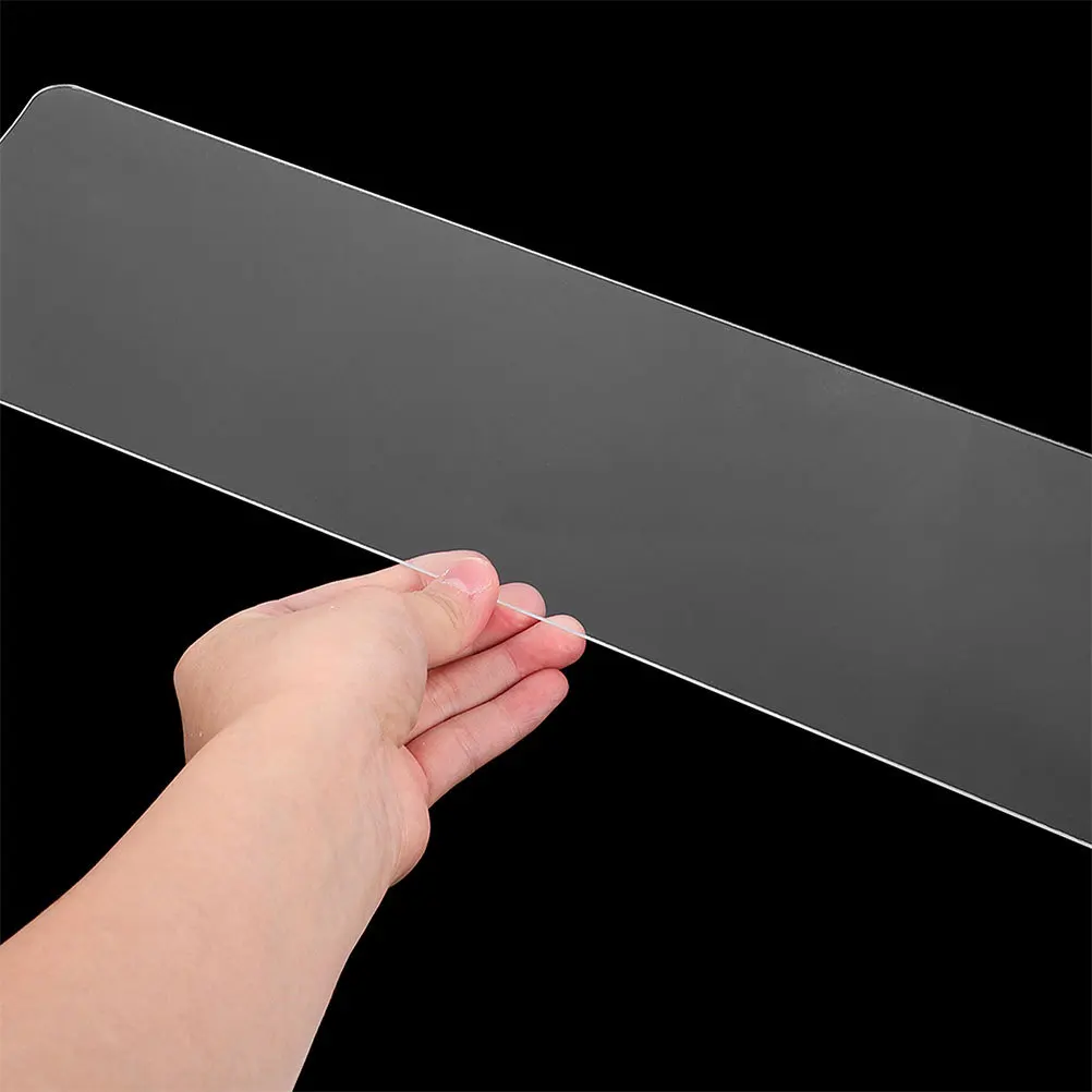 

4pcs Balayage Board Clear Coloring Paddle For Stylists Highlighting Tools Salon Use Transparent Reusable Hair Foiling Board Hair