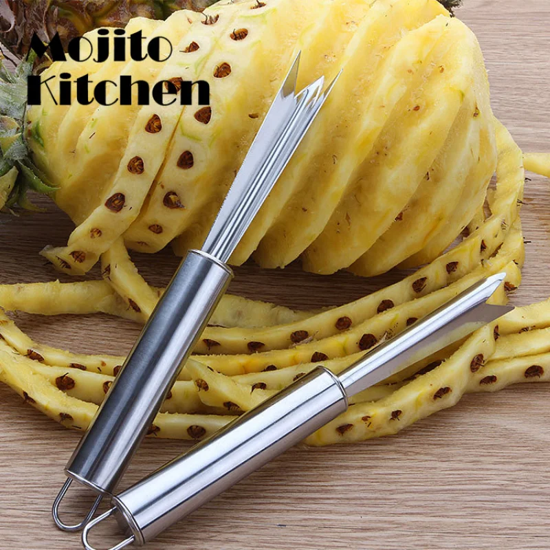 

Stainless Steel Pineapple Knife Non-slip Peeler Easy Cleaning Shovel Fruit Tools Kitchen