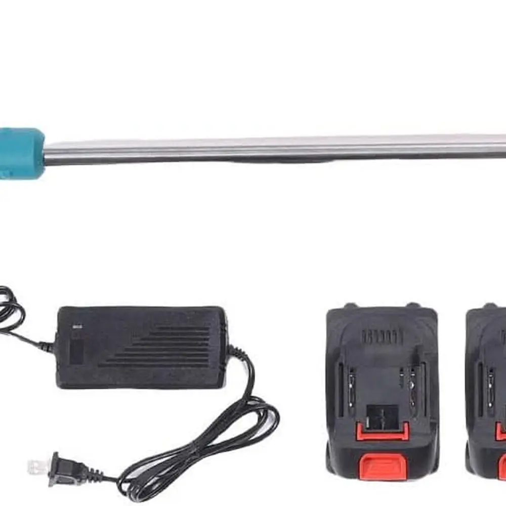 

Battery-Powered Weed Trimmer for Efficient Lawn, Garden, and Flowerbed Maintenance