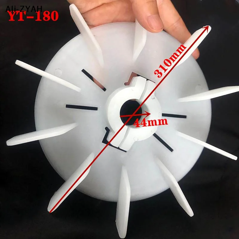 (YY)1Pc 2025 Plastic Motor Fan Blade Adjustable Motor Cooling Fan Impeller Vane High Temperature For Hydraulic Motor Accessories