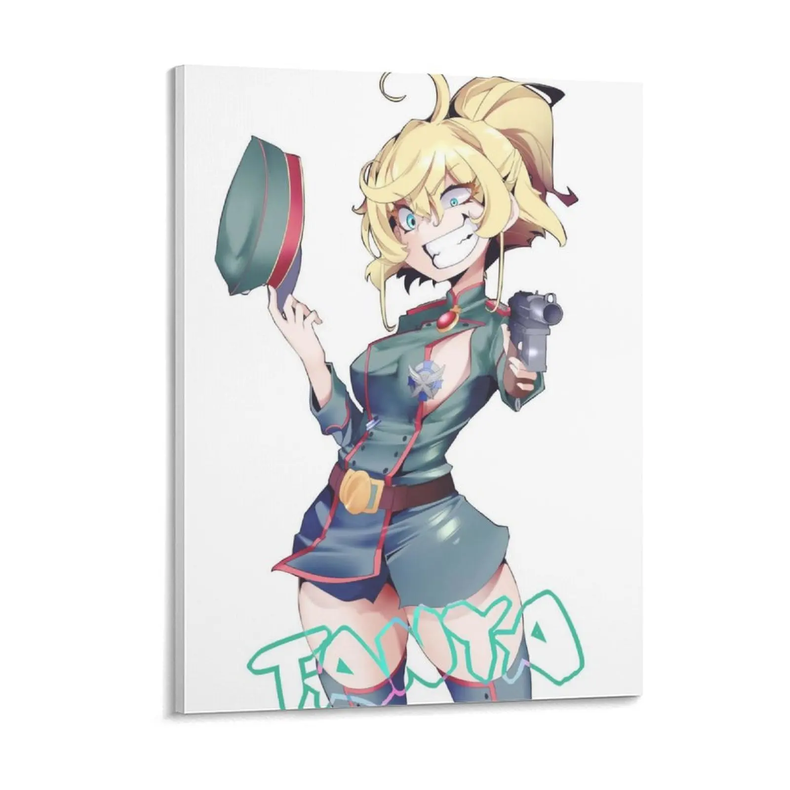 Saga Of Tanya The Evil Poster Canvas Painting Cinema Garage Home Designing Plaques Framed Wall Painting