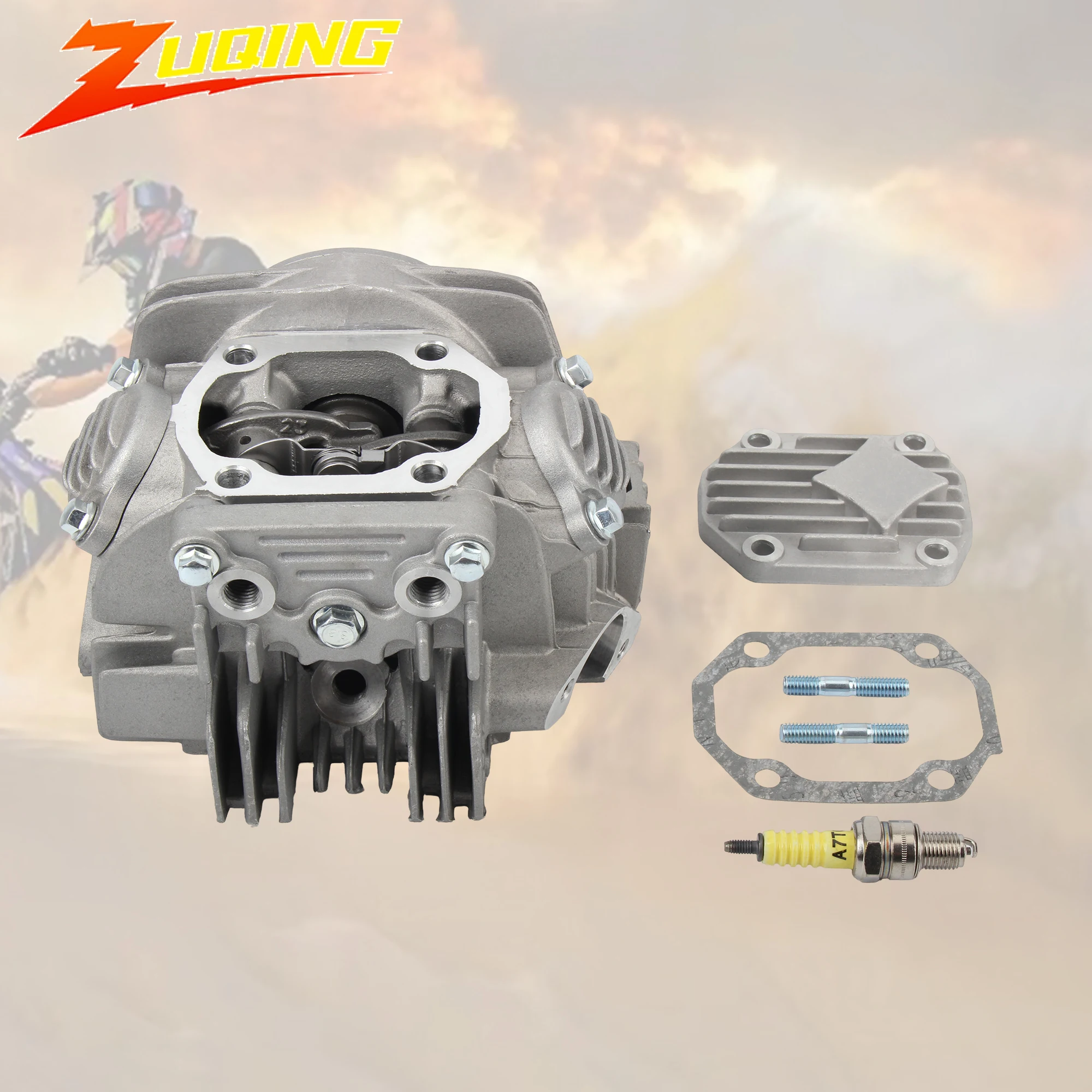 

Motorcycle 56mm Cylinder Engine Cylinder Head Assembly Kit YX140 For YinXiang 140cc 150cc 1P56YMJ 1P56FMJ 1P56FMJ-5 Accessories