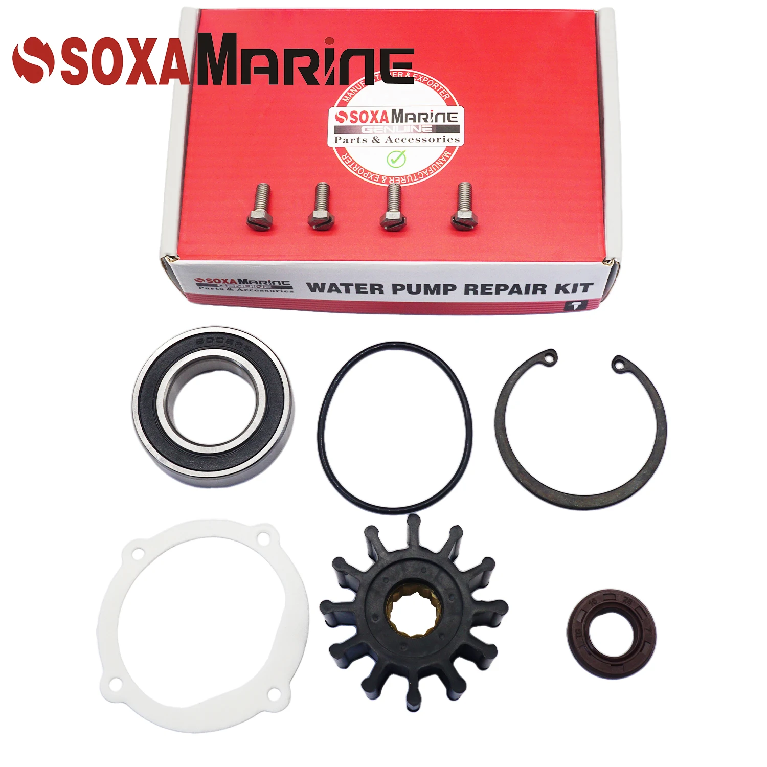 

Ремкомплект для насоса Volvo Penta 857451 Johnson F5B-9 Морская вода с одним подшипником