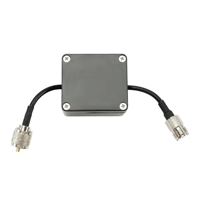1.8-30Mhz Common Mode Choke With PL-259 To SO-239 Connector For RF Noise Filter 1:1 Current Balun For Shortwave Radio