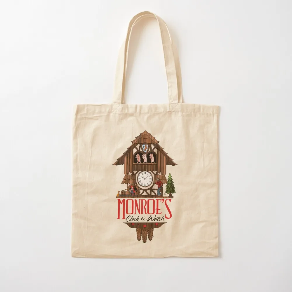 حقيبة يد Monroe's Clock & Watch (GRIMM) حقيبة قماش مخصصة حقيبة هدايا حقيبة تسوق نسائية