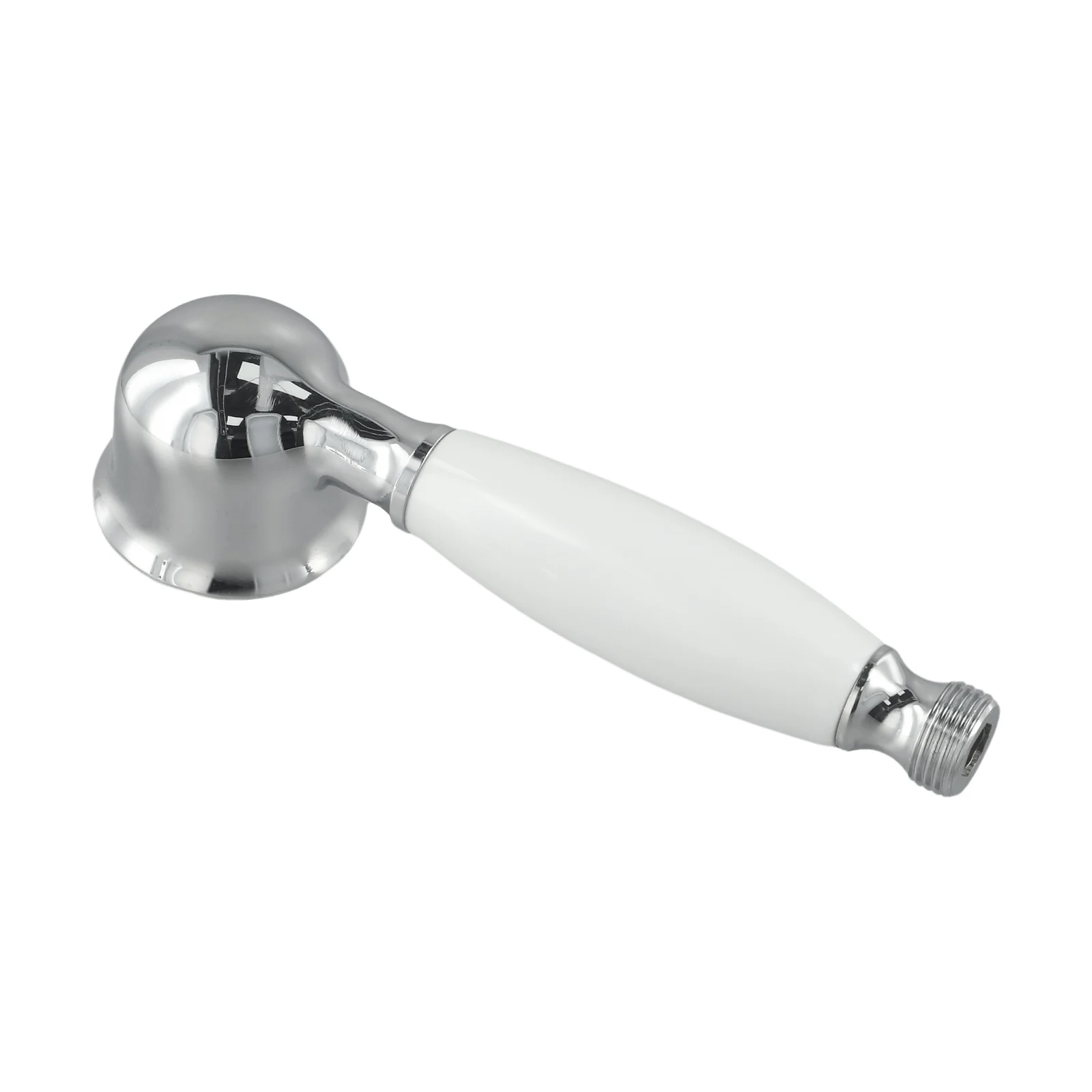 

Handheld Shower Head Shower Head Vintage 18x5.3cm Chrome Replaceable Accessories White ColourLeak Proof Round Shape