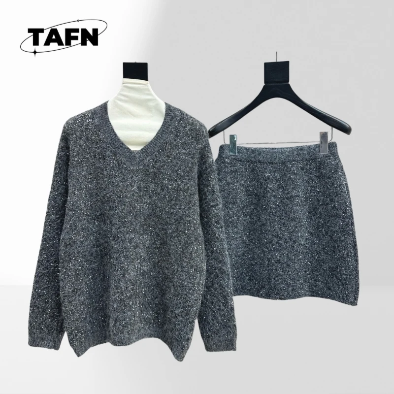 

Popular European and American Style Advanced Cashmere Warm Banquet Women's Suit Trendy Fashionable High-End 100% WoolA25298