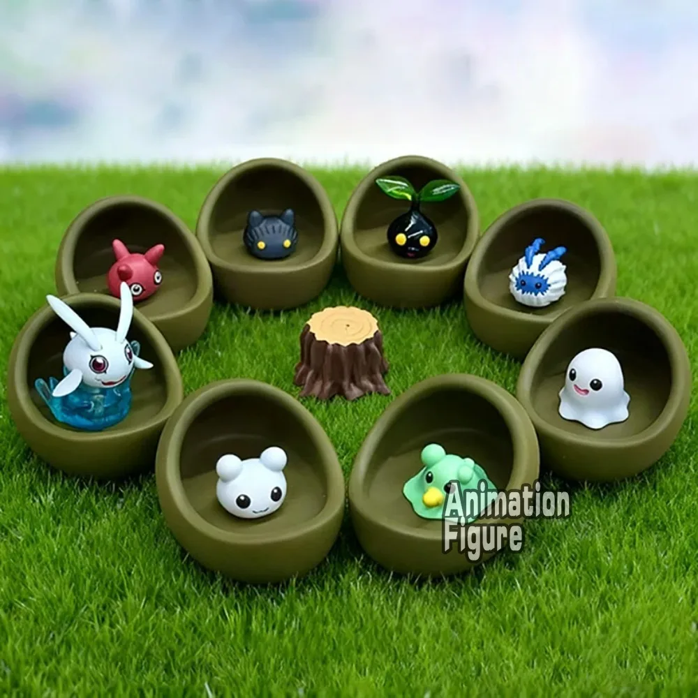 Figura de aventura de Digimon de Anime de 2-3cm, figuras de acción de Botamon Punimon Pichimon, colección de estatuas de Pvc, modelo de juguete, regalos