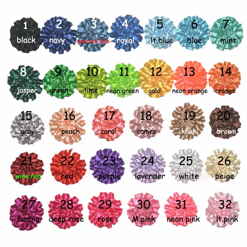 600pcs Grosir Aksesoris Kepala Bayi 4.5cm Anyaman Bunga Keriting DIY Bunga Buatan Tangan Bando Anak Hiasan Kepala Pakaian