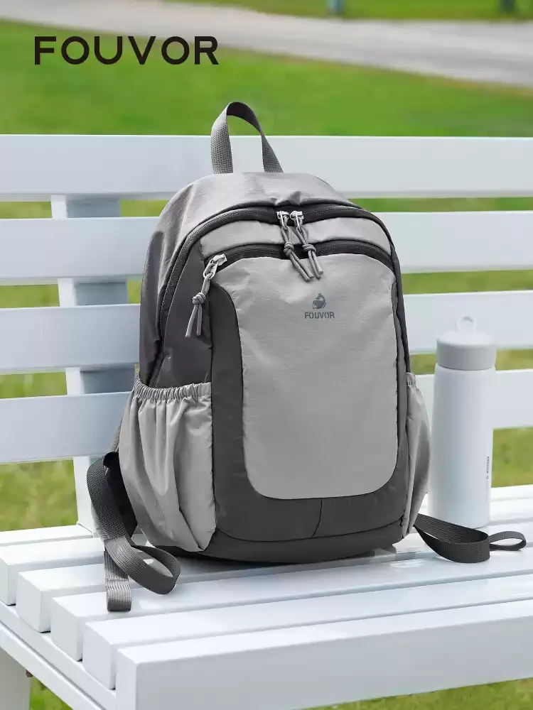 

Женский рюкзак Fouvor, водонепроницаемый уличный походный рюкзак, рюкзак контрастного цвета, легкие повседневные дорожные женские сумки 3068-06