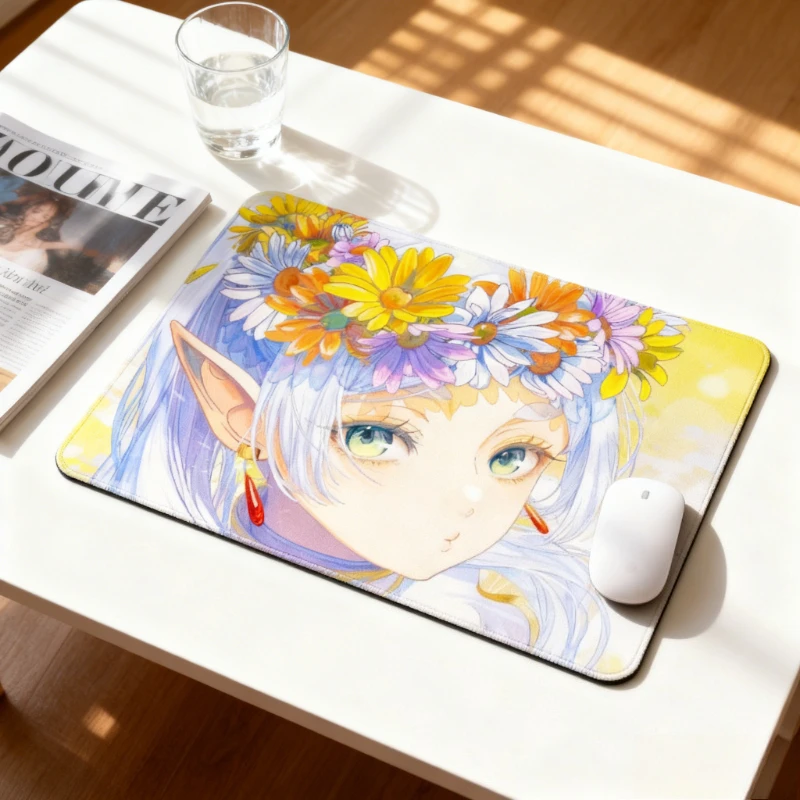 Amicis Tempered Glass Mouse Pads Customized Esports Gaming Mats 490x430mm Big Size Desk Pad for PC FPS Gaming Mouse Pad Gift