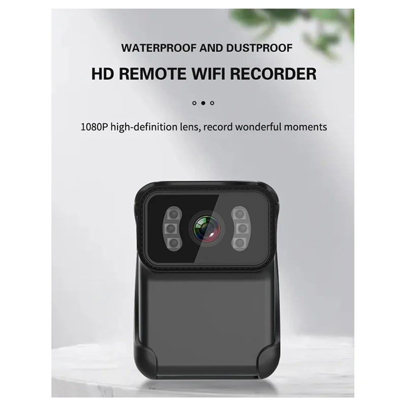 

CS02 Back Clip Action Camera Support Wifi Loop Cam Video MP4 Camcorder Vision Recording Z9H4-A32R