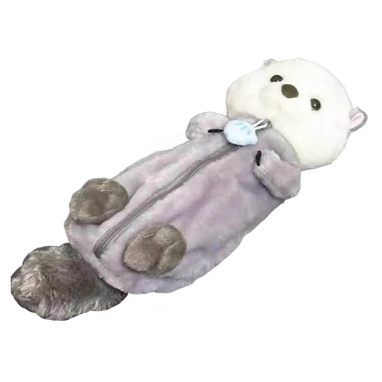 Creative School Stationery Pencil Case INS Kawaii Plush Cute Animal Pouch Large Capacity Students Office Pencil Bags Organizers