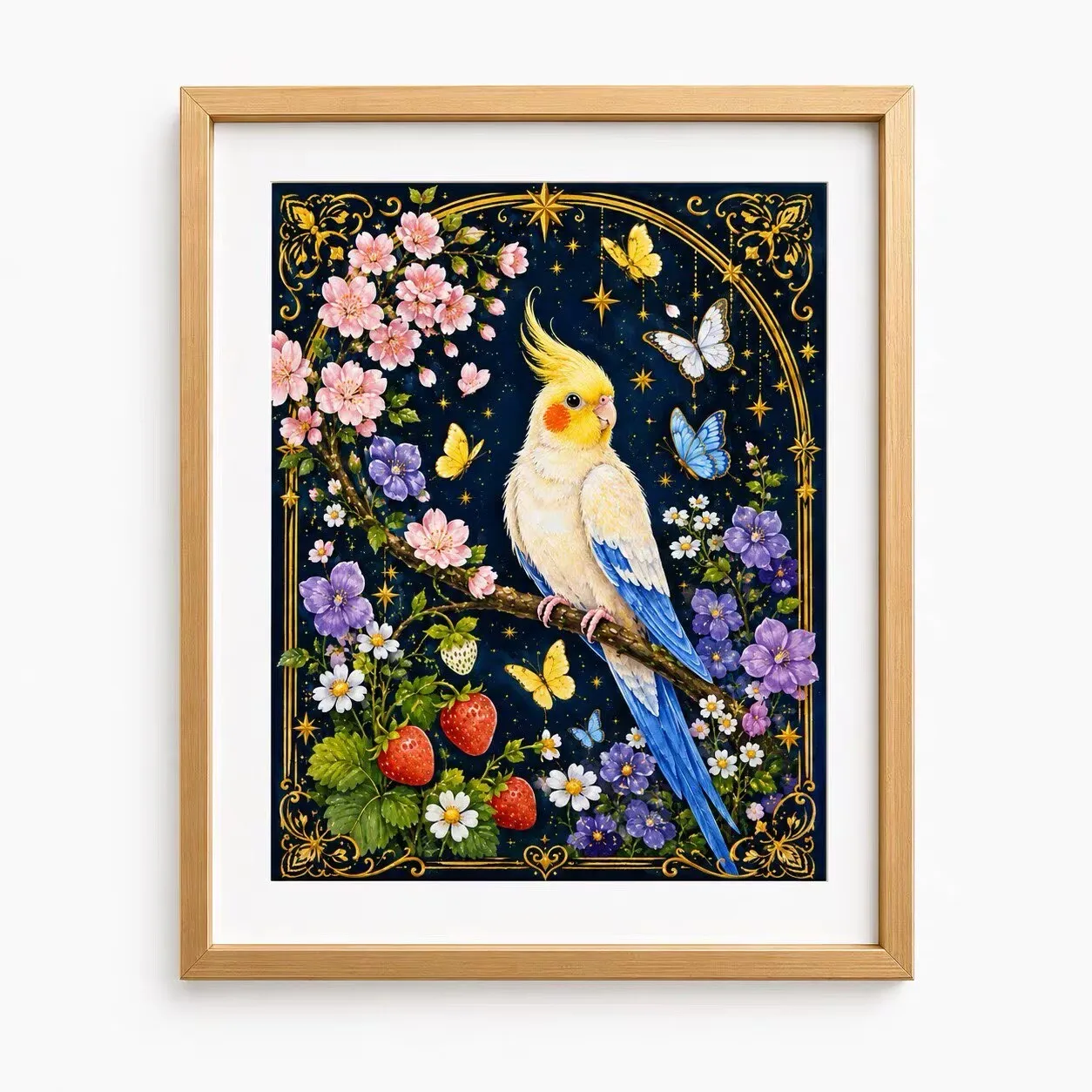 

ZZ8693 Parrot 14CT 16CT 18CT Stamped Cross Stitch DIY Set Pattern Kit Needlework Embroidery 125 colors
