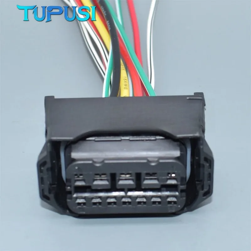 12 دبوس LED العلوي التوصيل الأسلاك موصل التوصيل ضفيرة ل X1 X3 X5 F15 F01 F02 E63 E64 E90 61132359991 1-1452335-1 1-1452334-1 #4