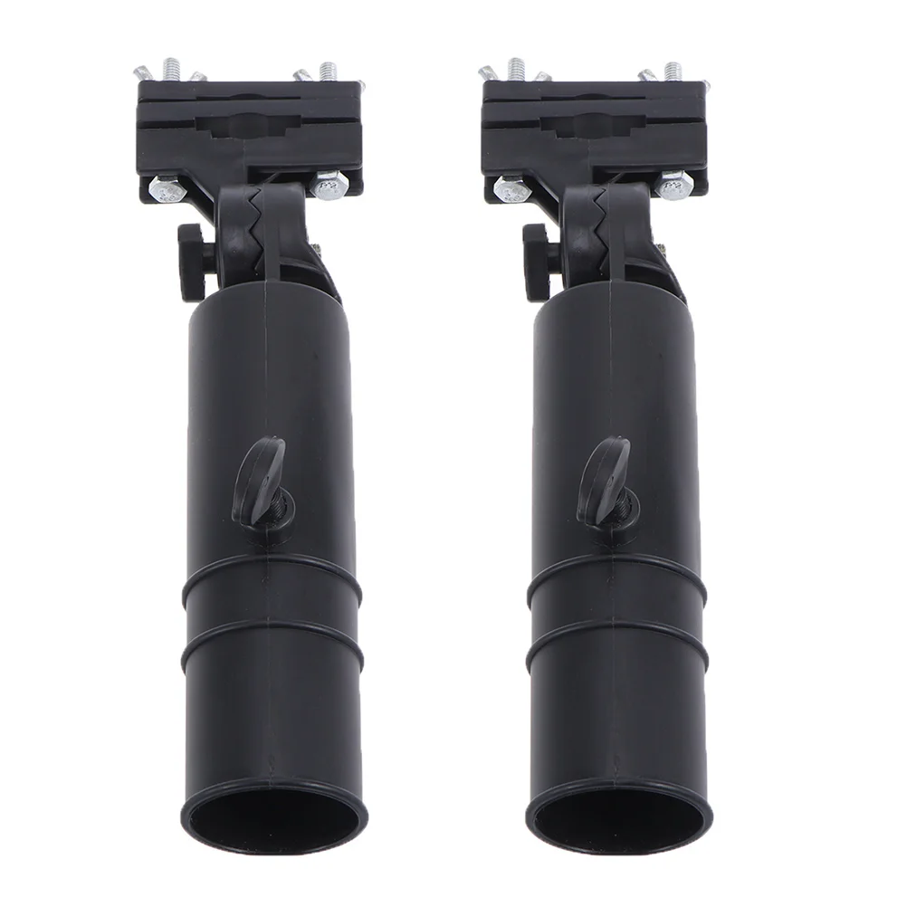 

2pcs Cart Umbrella Stand Plastic Rotating Adjustable Storage Rack For Trolley Stroller Wheelchair Round Handle Holder