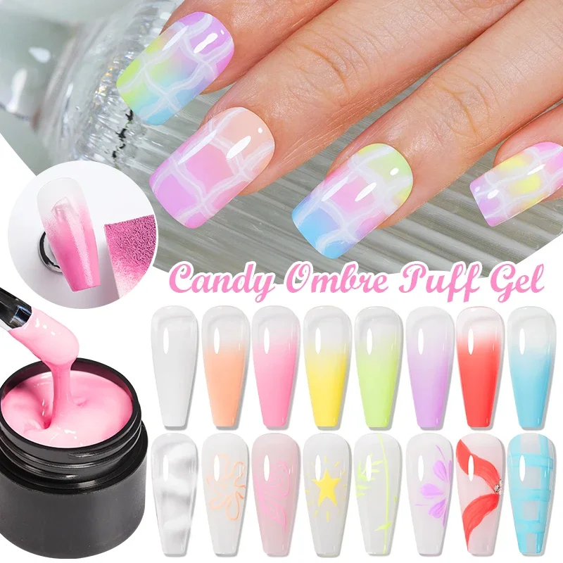 Bonbonfarben Malerei Gel Nagellack Nail Art Ombre Gradient Drawing 5ML Soak Off UV Semi-permanente Nagellack für Maniküre