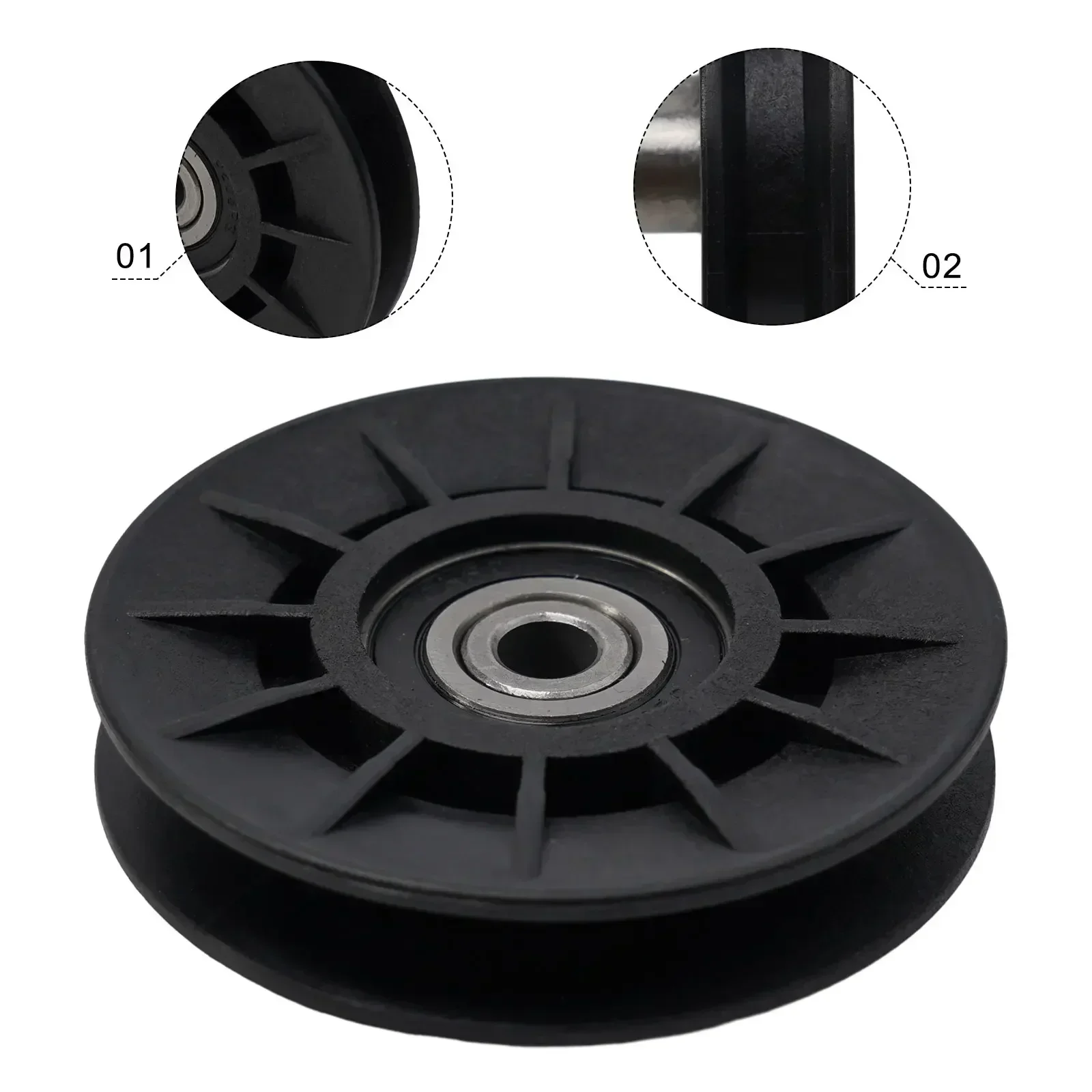 Polia V-idler para Husqvarna para Ayp 532194326 532194226 280659 194326 Peças para Cortador de Grama Acessórios para Ferramentas Elétricas de Jardim