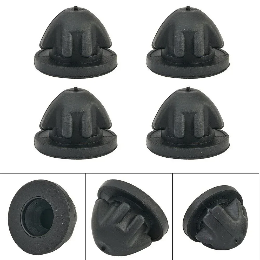 4PCS Engine Cover Trim Rubber Mount Grommet Bush Bump Stop 11127614138 For BMW 1-8 Series X4 X5 X6 X7 Engine Accessories