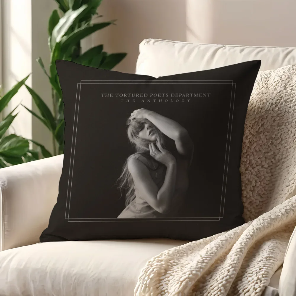 تايلور المغني S-Swift B كيس وسادة أريكة المنزل غرفة المعيشة مكتب متجر غطاء الطباعة الراحة الديكور الشمال البساطة