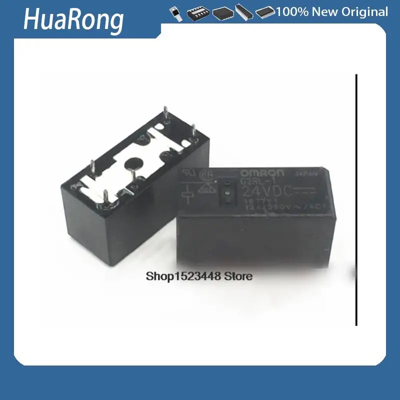 

Новое реле 10 шт./лот G2RL-1-24VDC G2RL-1-DC24V G2RL-1-24V G2RL-1 24VDC 12A 5Pin