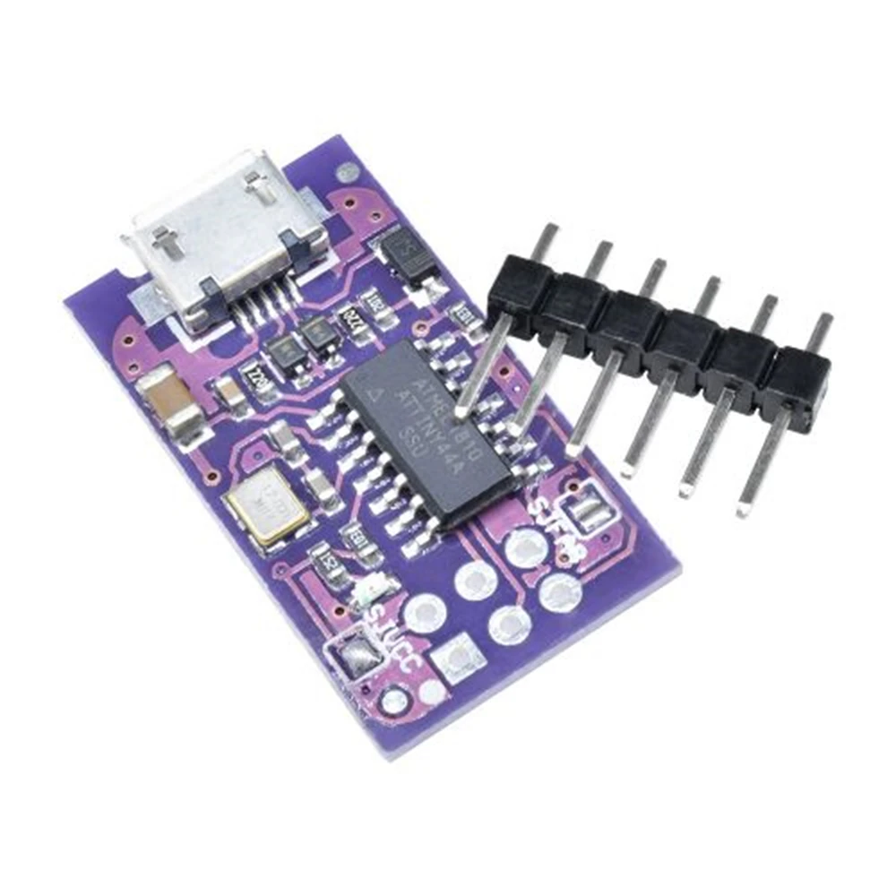 DC 5V Micro USB Tiny AVR ISP ATtiny44 ATTiny45 85 USBTinyISP Programmer Module For Arduino IDE Bootloader ISP Microcontroller