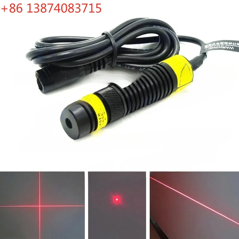 

650nm 50mW 100mW 150mW 200mW 250mW Dot/Line/Cross Red Laser Module for Industrial Lab Align Positioning