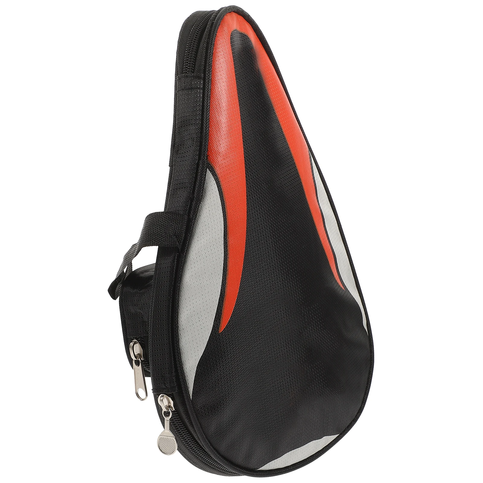 

Table Tennis Racket Package Bat Bag Waterproof with Zipper Pong Paddle Pouch Ball Case