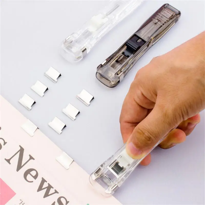 Binder Binding Polychrome Durable Premium Abs Reusable Staple Tool Seamless Stapler Stapler