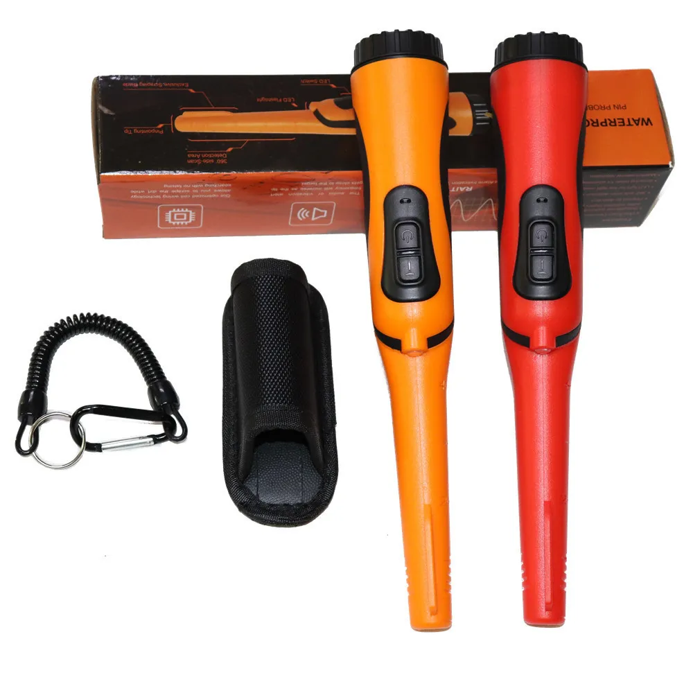 HS-16 High Sensitivity Fully Waterproof Handheld Metal Detector Underwater Detector Positioning Rod Treasure Hunting Instrument