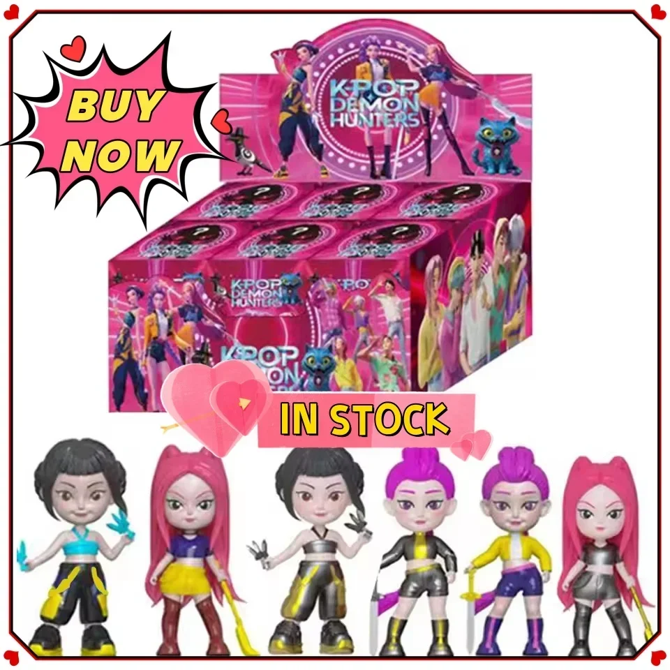 Em estoque exclusivo 2026 diabo caçador caixa cega-rumi mira zoi máscara de boneca de vinil anime kpop novo lançamento melhor vendedor ornamento presente