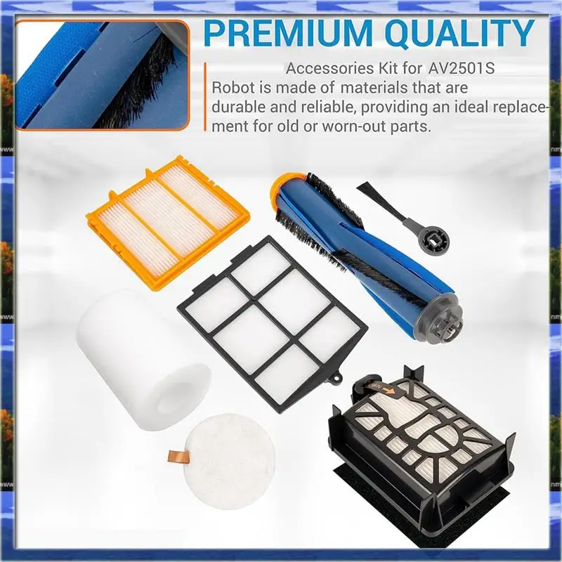 Die Für Shark AI AV2501S AV2501AE RV2502AE RV2520AOUS Roboter Staubsauger Roller Pinsel Seite Bürsten Filter Kit