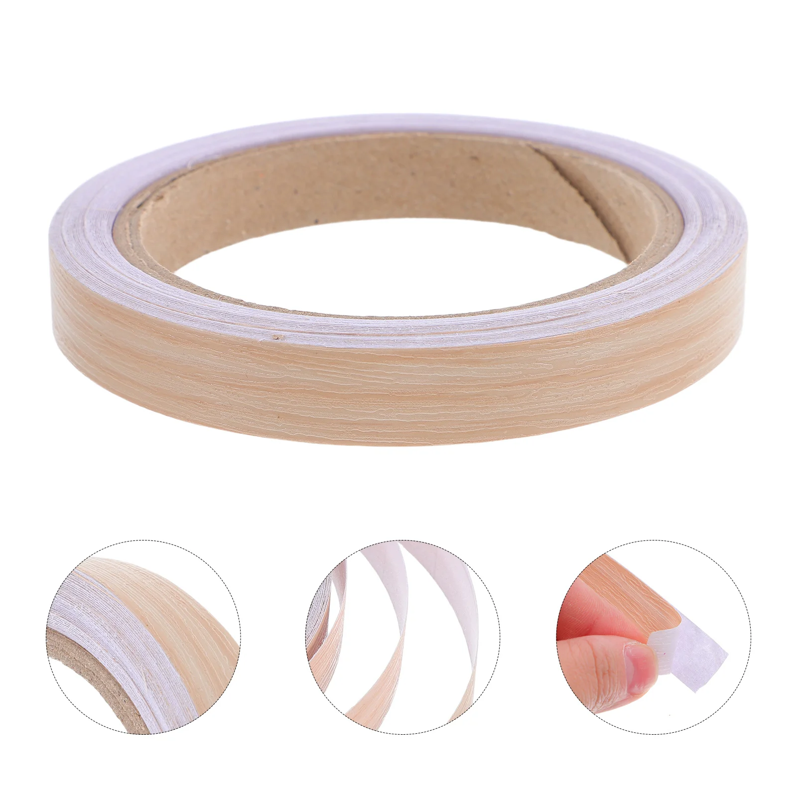 الخشب الحبوب حافة النطاقات الذاتي لاصق قشر عصا الشريط لخزانة أثاث الجدول درج إطار الباب متفوقا قطاع ديكور المنزل #2