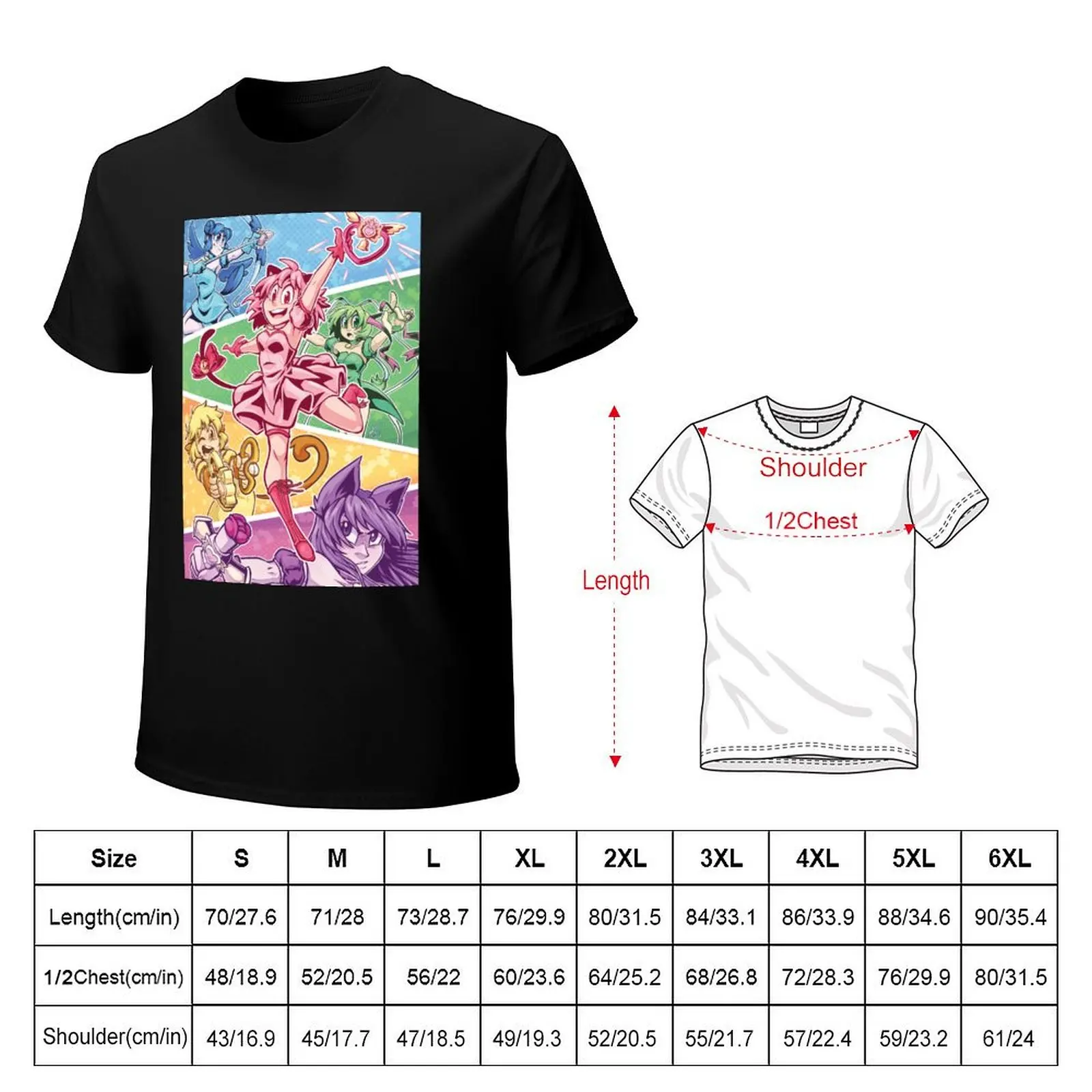 Tokyo Mew Mew Ensemble T-Shirt Thanksgiving Day Tee Top