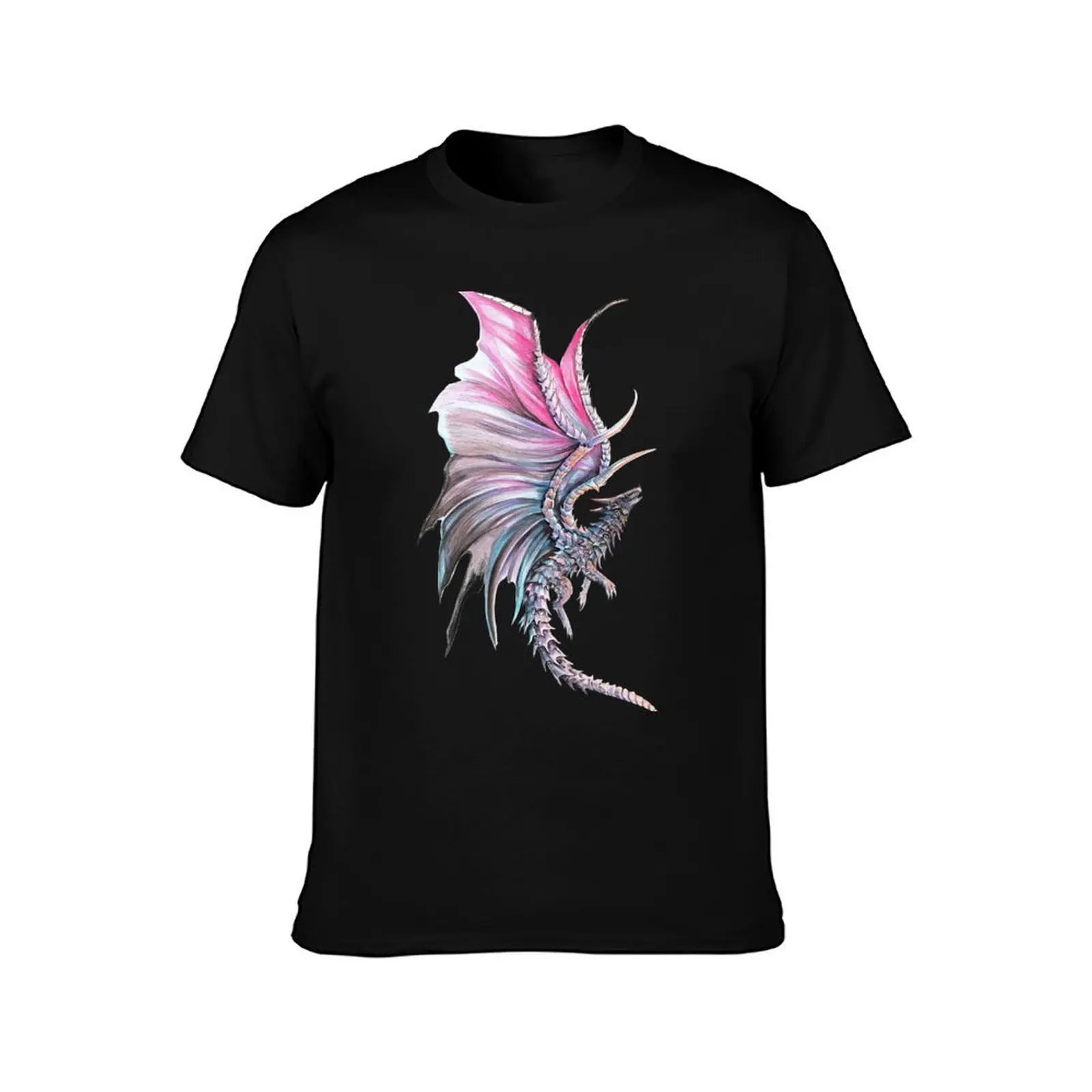Dark Opal Dragon T-Shirt Standard Fit Solid Tee Shirt T-Shirt