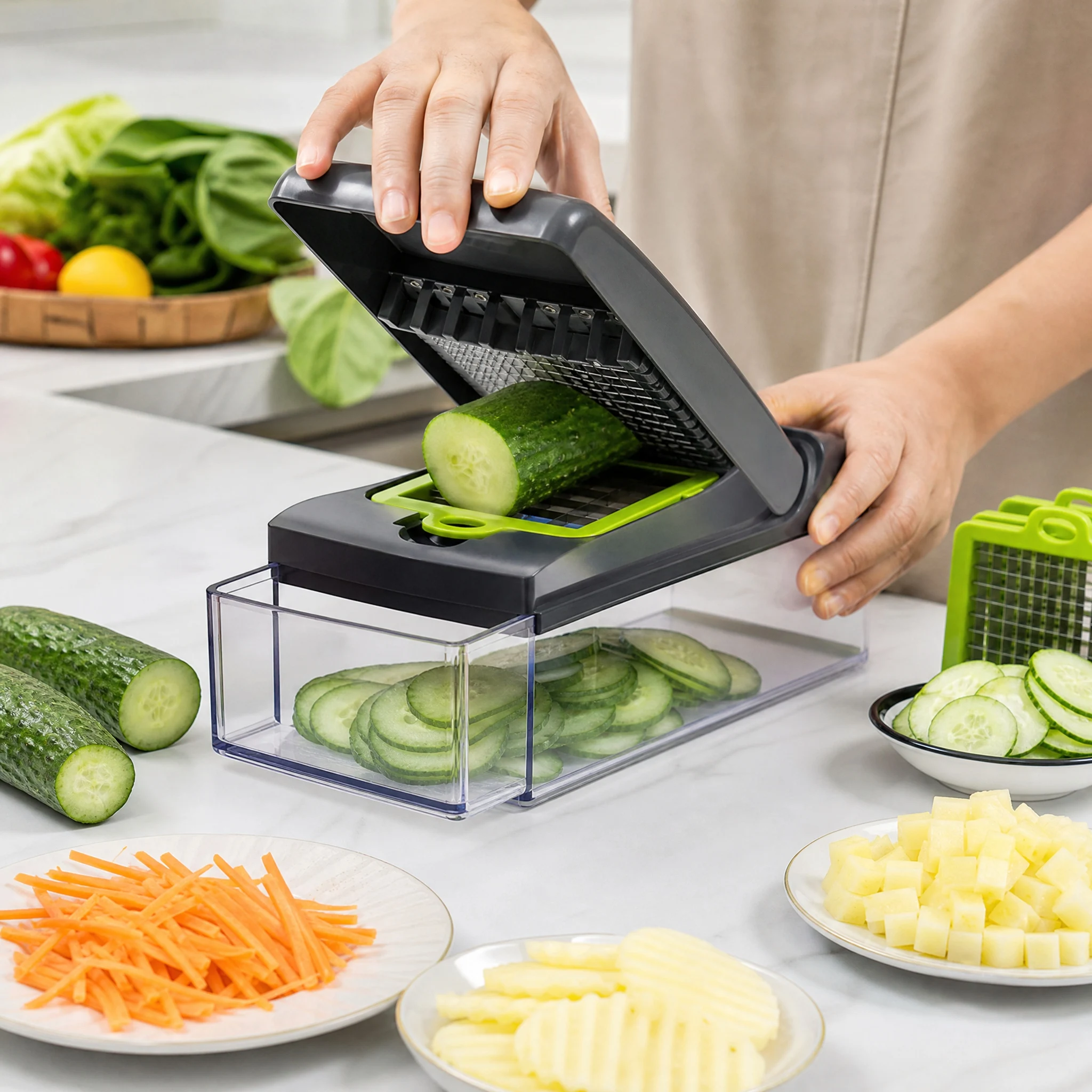 Набор для нарезки овощей 5-в-1 – обзор и цена Meal Prep Kit