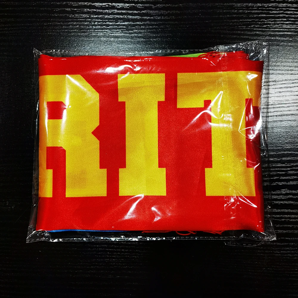 Wholesale Professional Custom 15X150 Satin Scarf Normal Country SCARF Logo Football Club SCARF