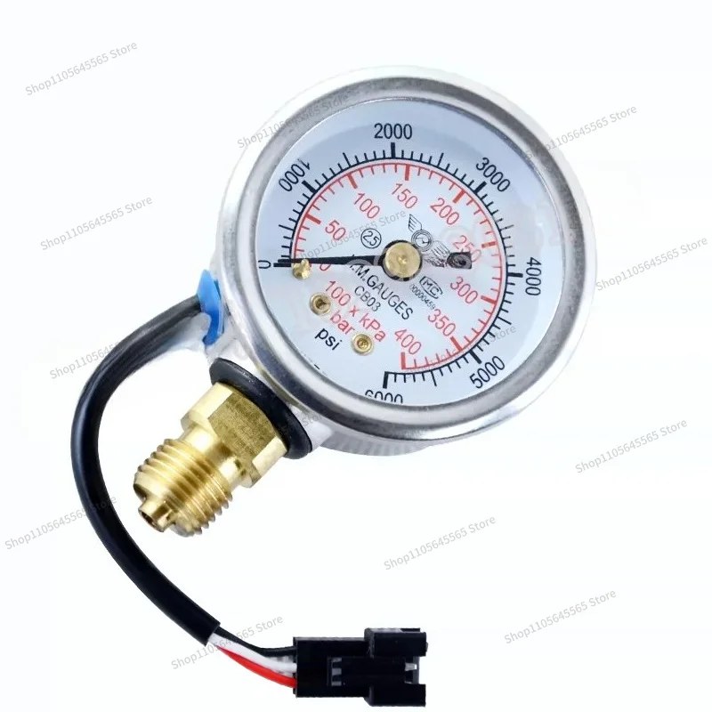 For Stainless Steel Pressure Gauge, Automotive CNG High Pressure CB01/02 Oil To Gas 08 Gas Volume Accessories