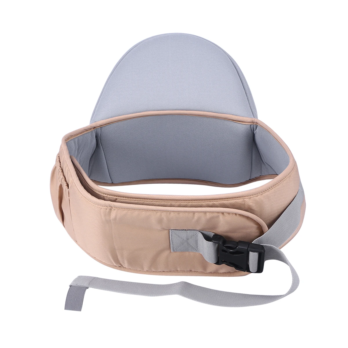 

Baby Waist Stool Baby Carrier Convinient Baby Front Carrier Waist Belt with Adjustable Strap (Khaki)