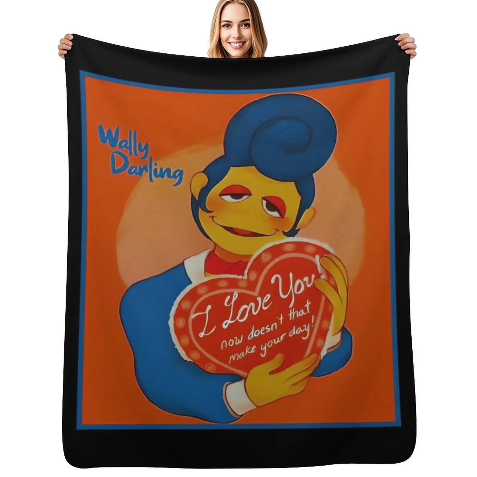 

Wally Darling Throw Blanket Bed Fashionable Thermal Thermals For Travel Blanket