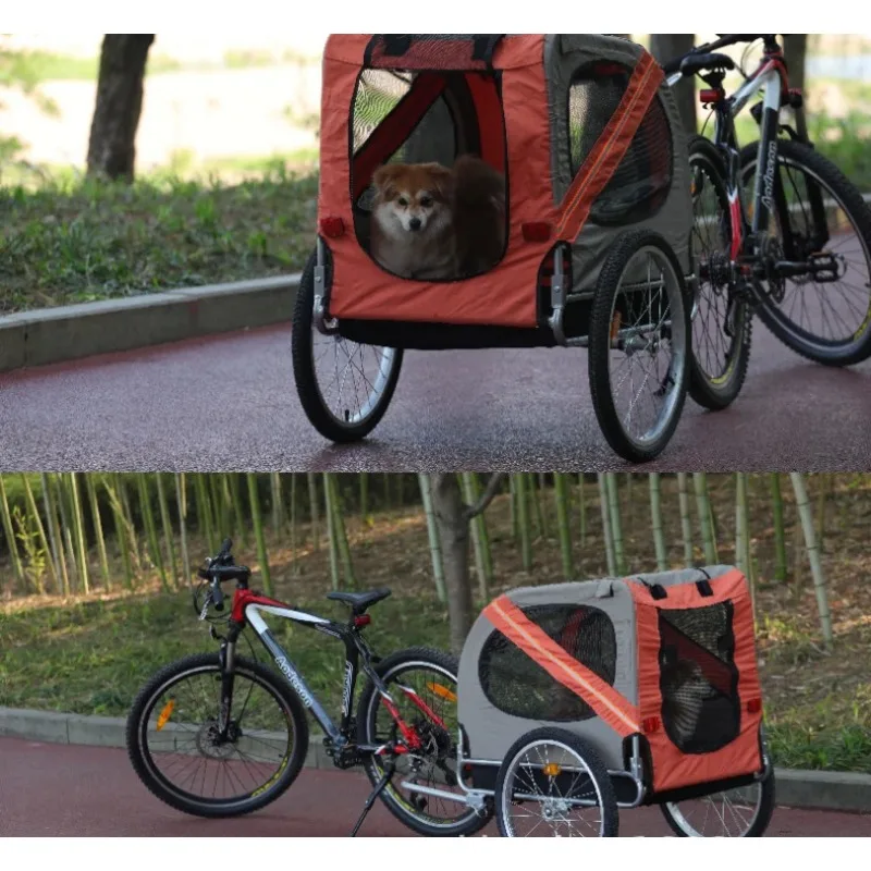 Dog Bike Trailer Sustainable Frame Pet Bike Trailer Small to Medium Dog Bracket