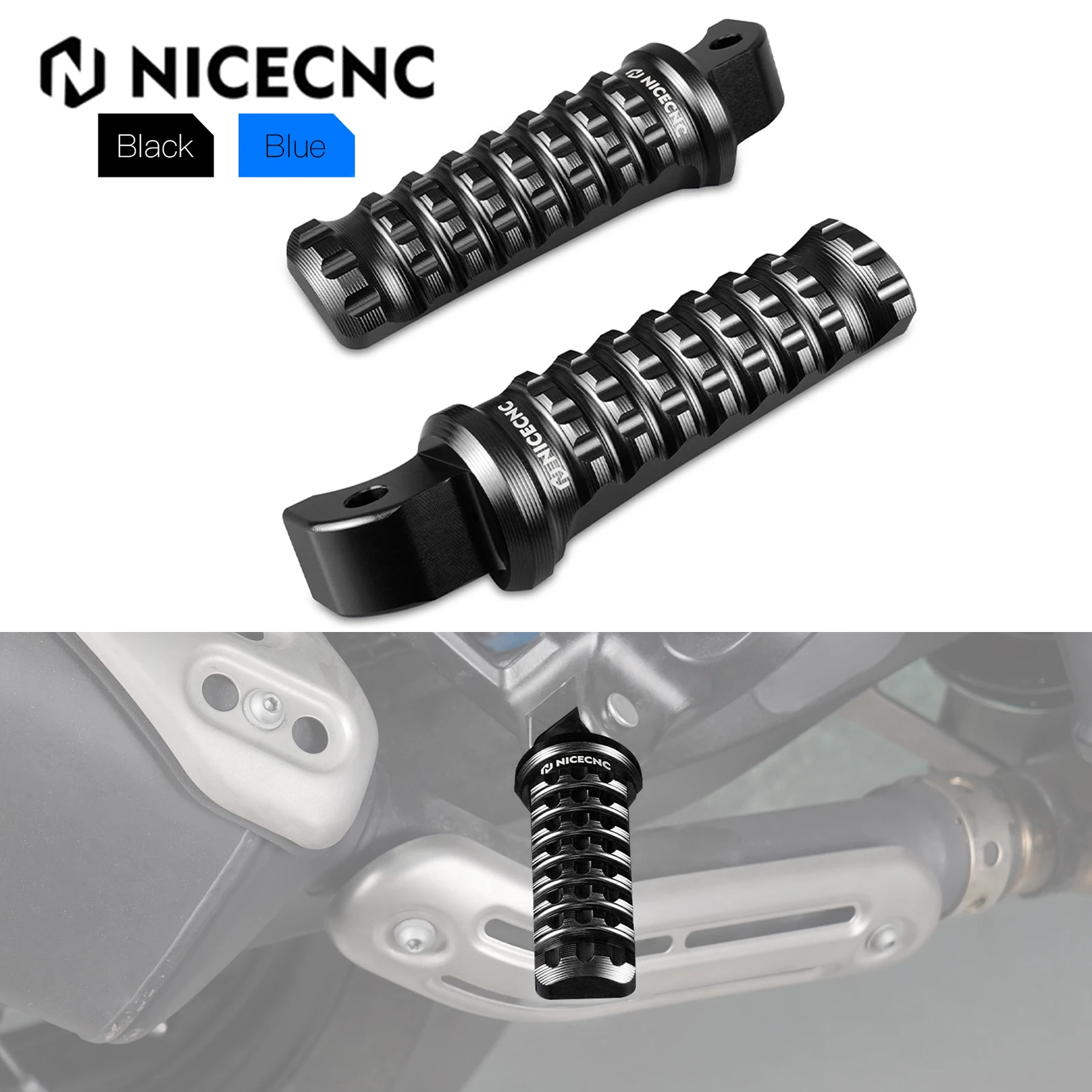 

For Yamaha Tenere 700 XTZ 700 2019-2022 Passenger Footpegs Footrests Rally Edition 2020-2022 Tracer 900 GT Niken GT 2019-2020