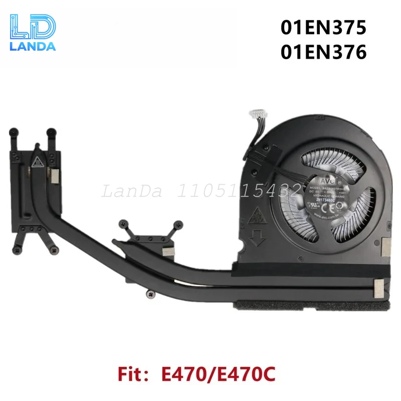 

Новый оригинальный вентилятор охлаждения процессора для ноутбука Lenovo ThinkPad E470 E470C, радиатор, радиатор Dis FRU PN: 01EN375 01EN376 01HW777