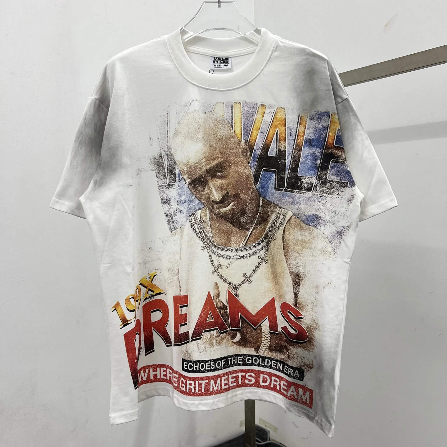 ValeForever American Street Style Short Sleeve T-Shirt Unisex Loose Couple Rock Slogan Half Sleeve Cotton Summer Fashion