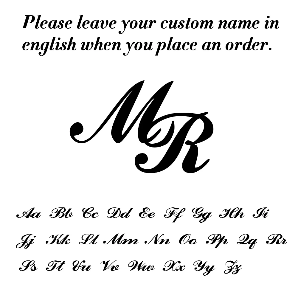 My Shape Custom Initials Brooch 10